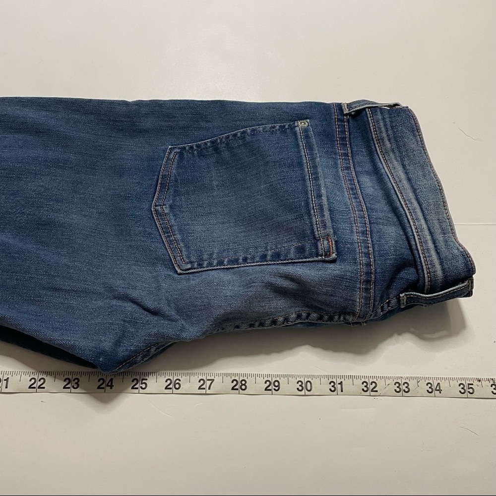 7 For All Mankind The Cropped Skinny Light Wash Casual Skinny Jeans Size 29 - Picture 9 of 11